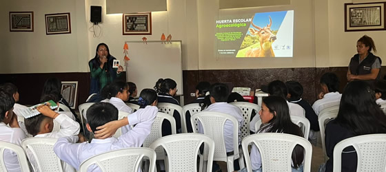 Estudiantes en capacitación PRAE